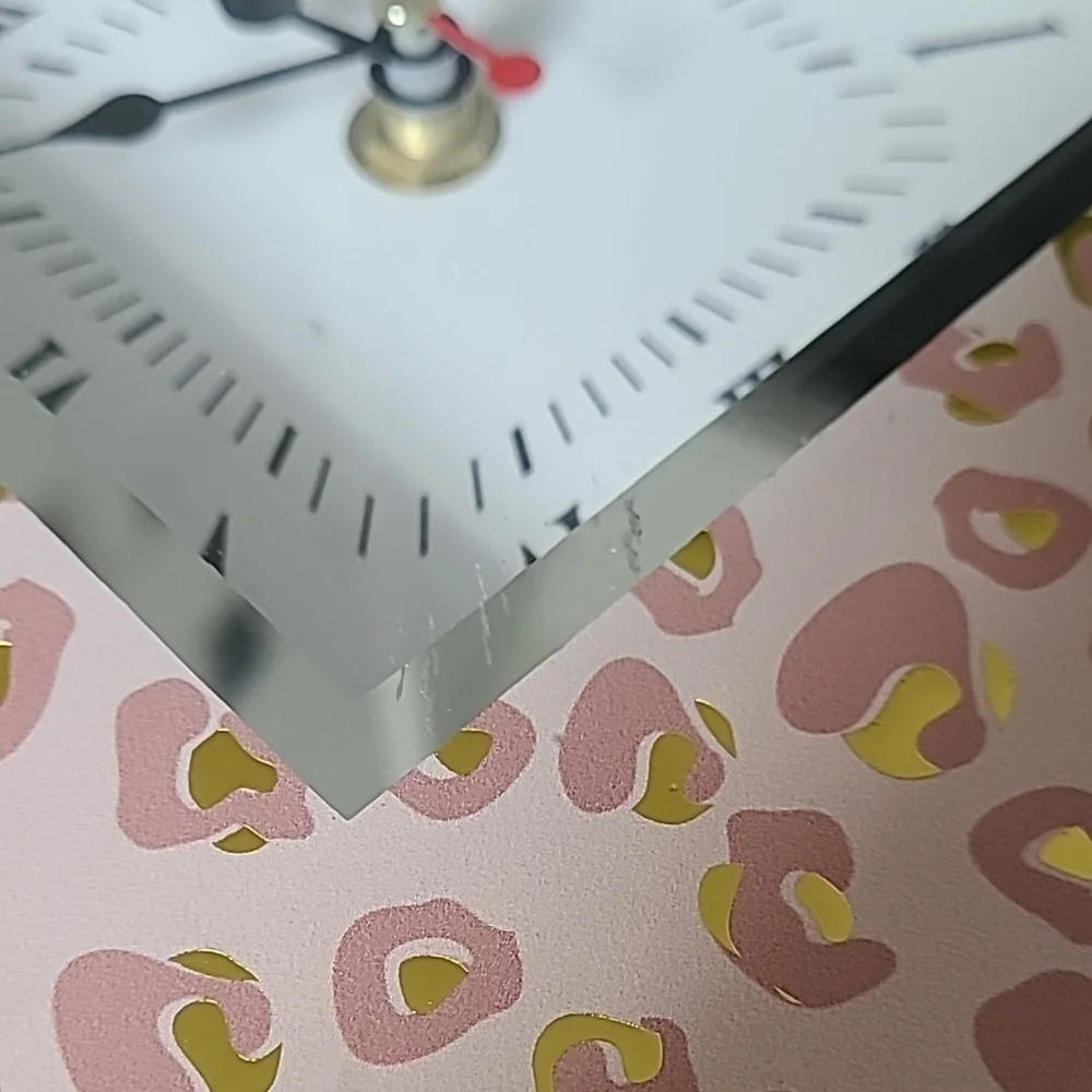 Leopard Print Standing Clock